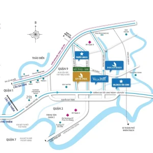 Sơ đồ vị trí phân khu dự án Imperia Sensa Park