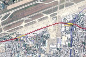 Bản đồ 2 ga ngầm tại sân bay Tân Sơn Nhất tuyến Metro