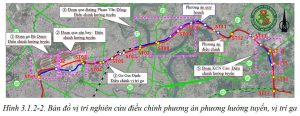 Bản đồ đề xuất sửa đổi hướng tuyến Metro số 6 TP.HCM