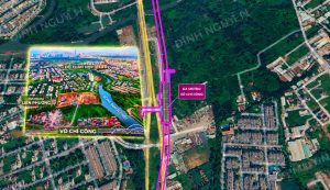 Bản đồ tuyến Metro số 6 gần Imperia Sensa Park