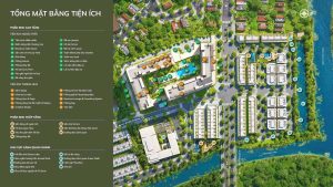Tổng mặt bằng tiện ích dự án Imperia Sensa Park